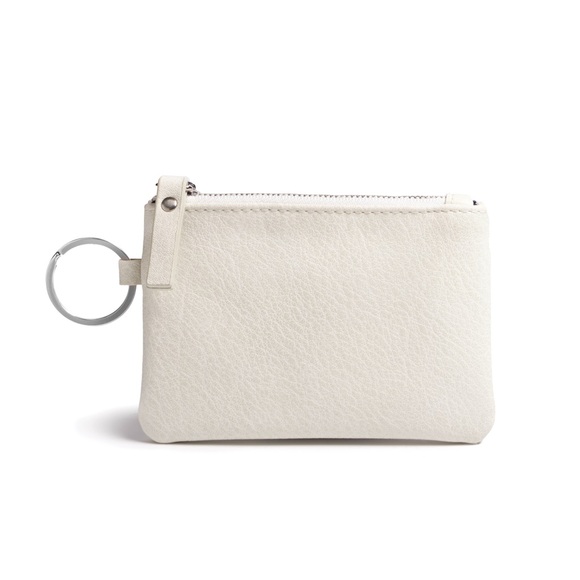 Coinbag Keyring Mist White New - Picture 1 of 3